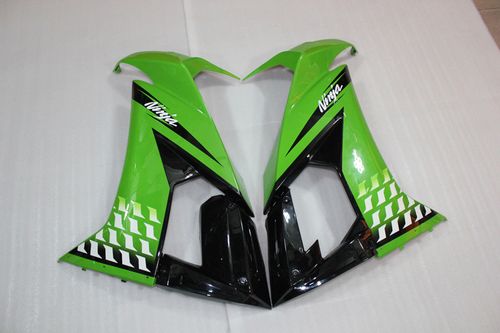 Купить    Комплект пластика для мотоцикла Kawasaki ZX-10R 08-10 Зелено-Черный Заводской COLOR+