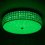Citilux Портал CL32418G1 LED RGB Люстра хрустальная с пультом Хром