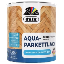 Лак паркетный на водной основе Dufa Aqua-Parkettlack глянцевый 0,75 л