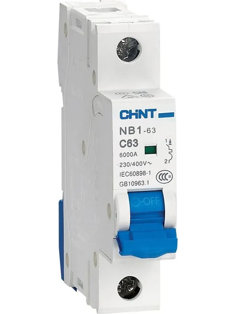 CHINT Авт. выкл. NB1-63 1P  2A 6кА х-ка C (R) 179617 Chint