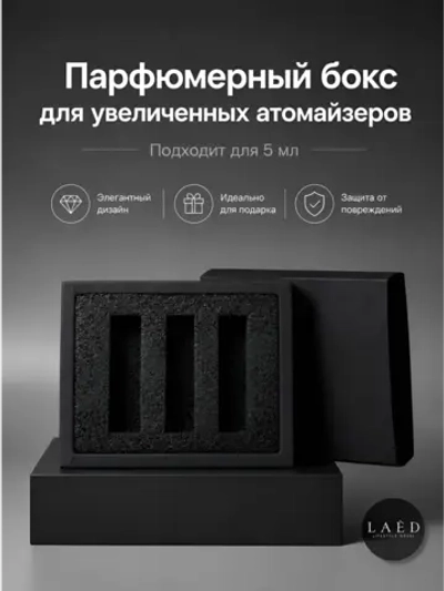 Парфюмерный бокс увеличенных атомайзеров, 5 мл
