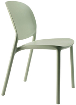 Стул пластиковый Scab Design Hug Go Green, зеленый шалфей
