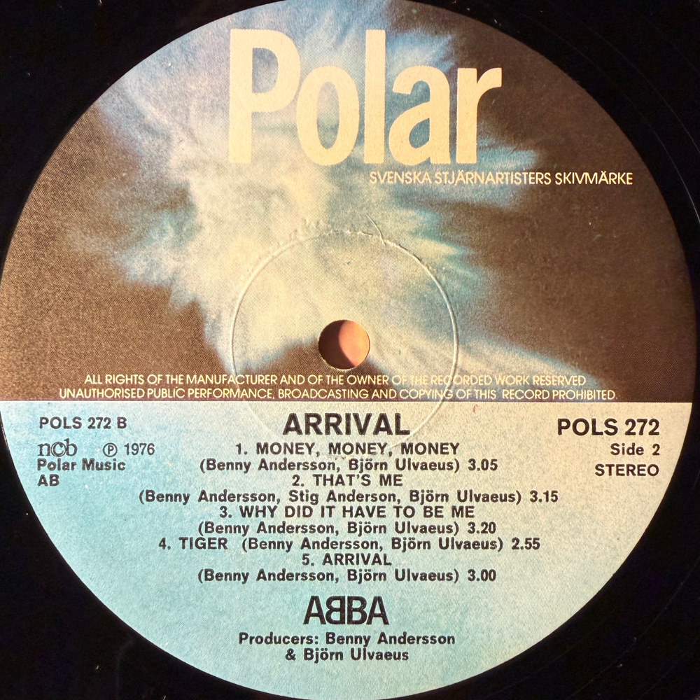 ABBA ‎– Arrival (Дания 1976г.)