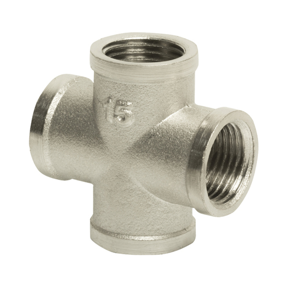 Крестовина 1/2'' вн/вн/вн/вн VRT® никель