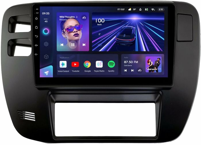Магнитола для Nissan Patrol Y61 1997-2004 - Teyes CC3L монитор 9" IPS на Android 10, CarPlay, 4G SIM-слот