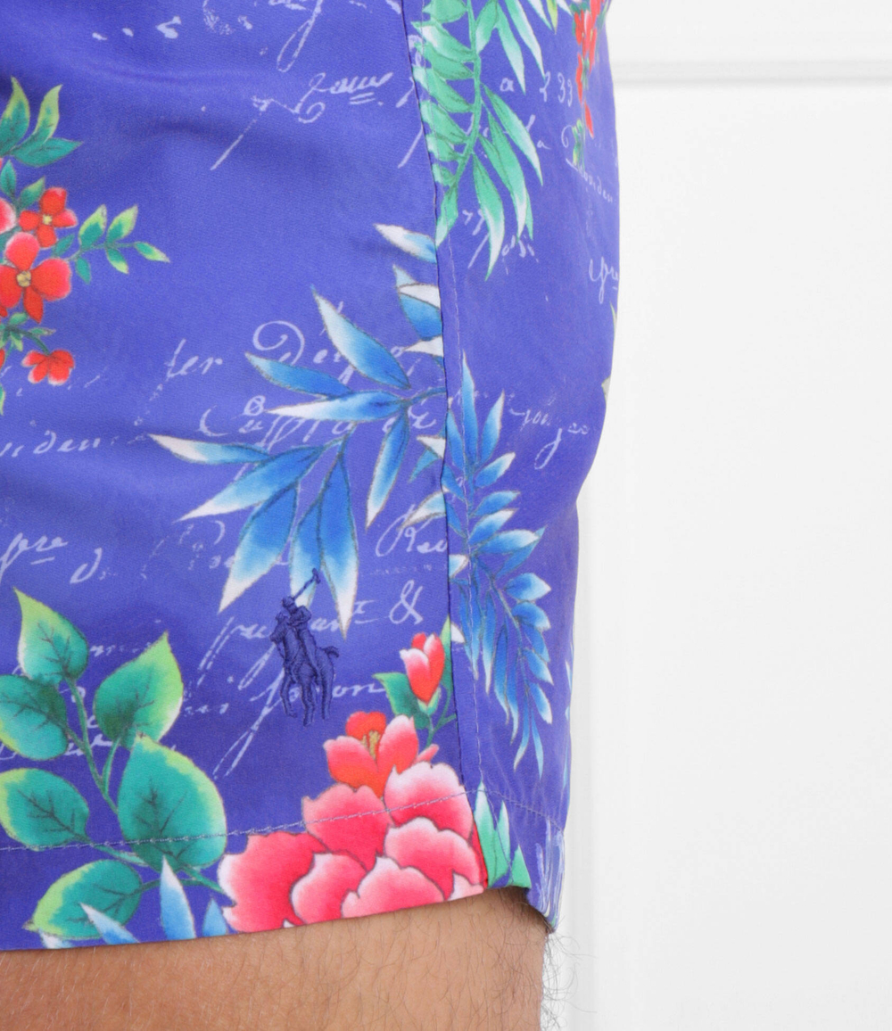 Шорты для плавания TRAVELER-MID-TRUNK POLO RALPH LAUREN - фиолетовый(710901523)
