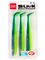 Виброхвосты LJ 3D Series SLICK SHAD PADDLE 6.0in (15.20)/Z17 3шт