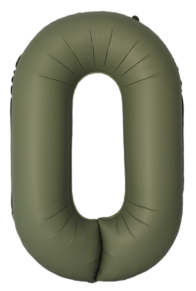 FM (40''/102 см) Цифра, 0 Slim, Оливковый, Матовый, 1 шт. в уп.