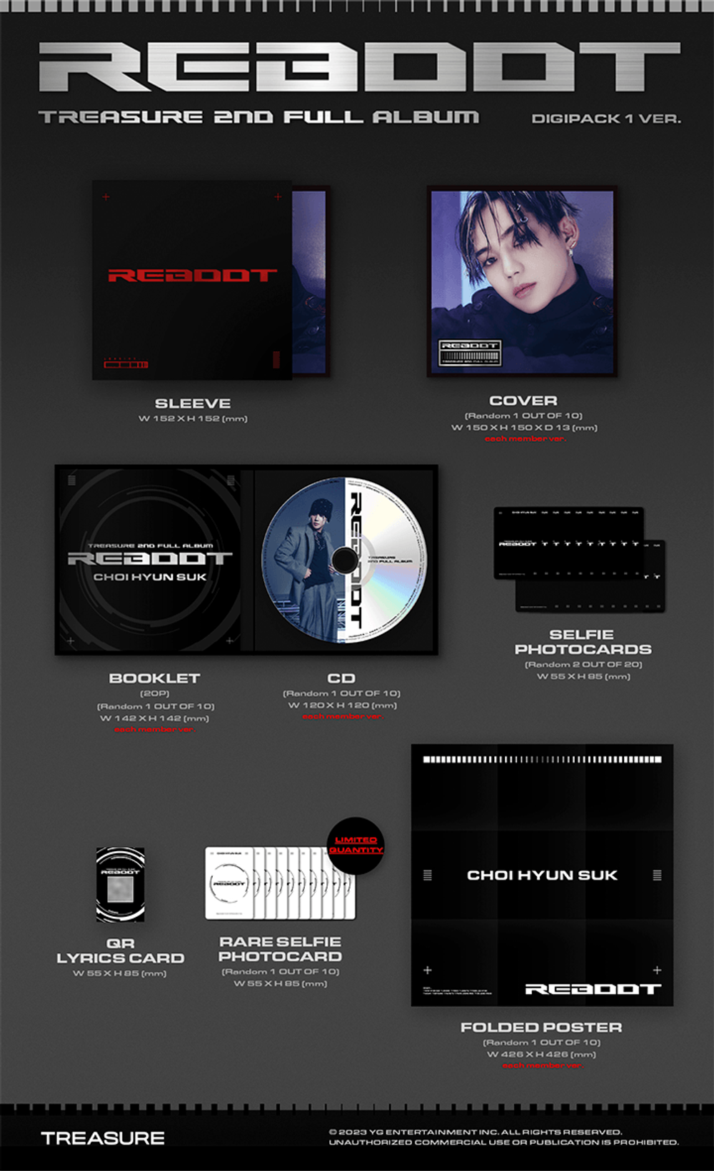 [Альбом] TREASURE - REBOOT (DIGIPACK ver.)