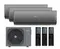 Мульти сплит-система Casarte 3 x CAS25CX1/R3-B / 3U70CM1/R3
