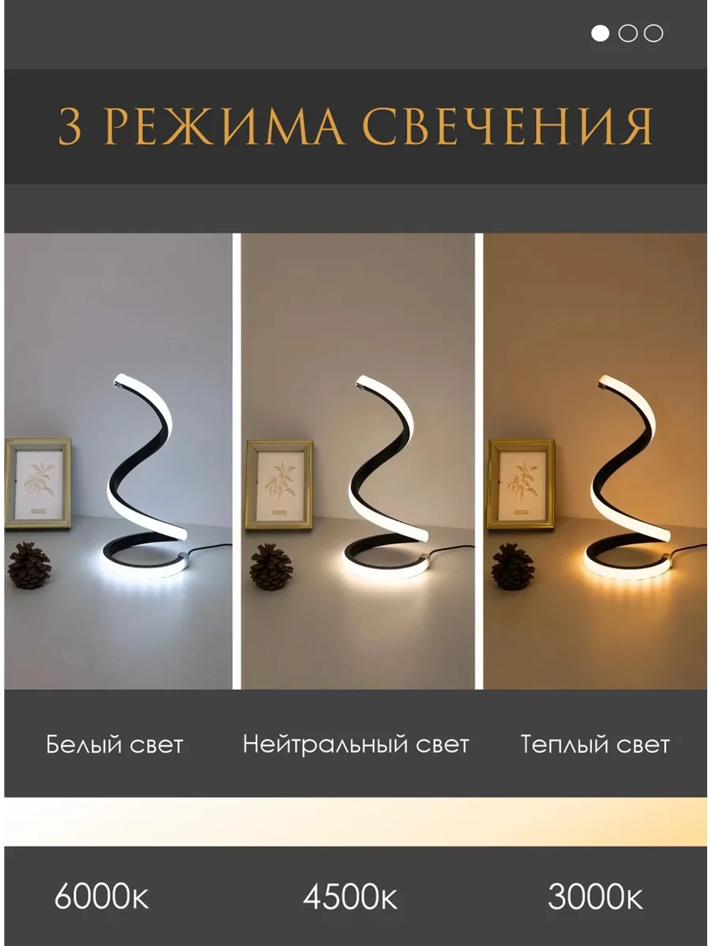 Лампа прикроватная светильник лофт
