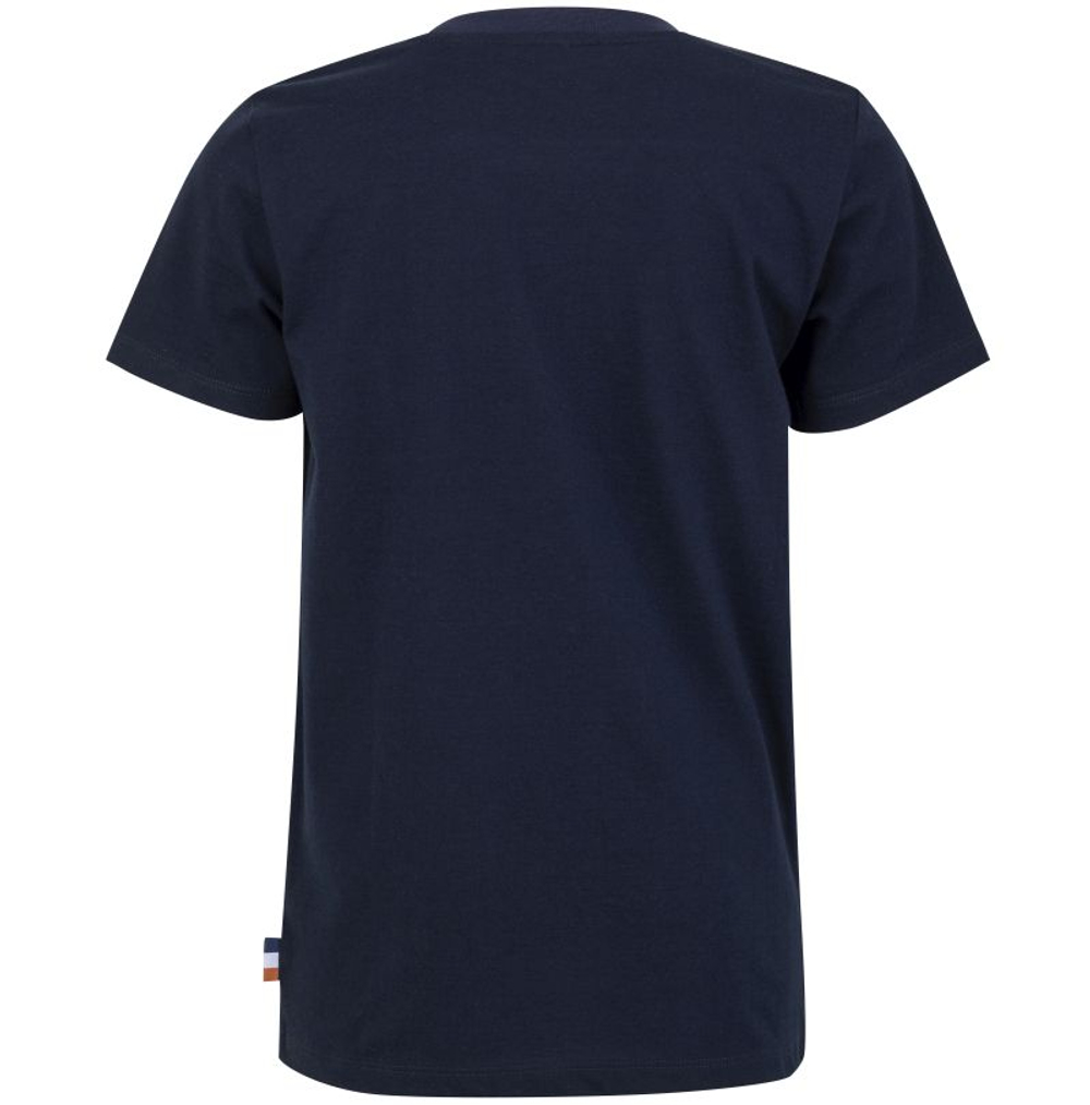 Детская теннисная футболка Roland Garros Kids Big Logo - navy