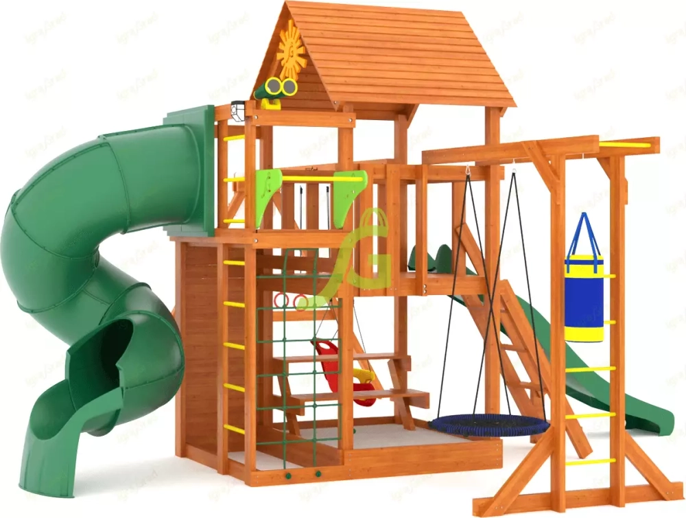 Детская площадка с трубой