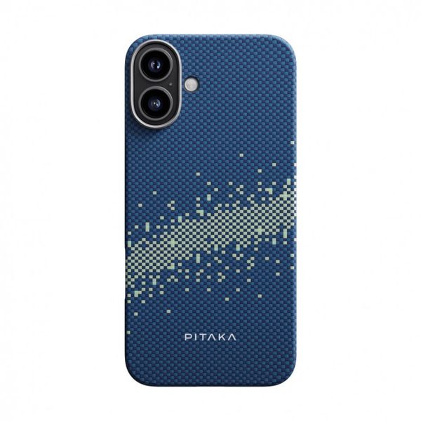 Чехол Pitaka Tactile Woven для iPhone 16 Plus, Милки Уэй | Milky Way Galaxy