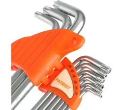 Набор ключей PATRIOT SKТ-9L, TORX, длинные, T10-T50, CRV, 9 шт 350002007