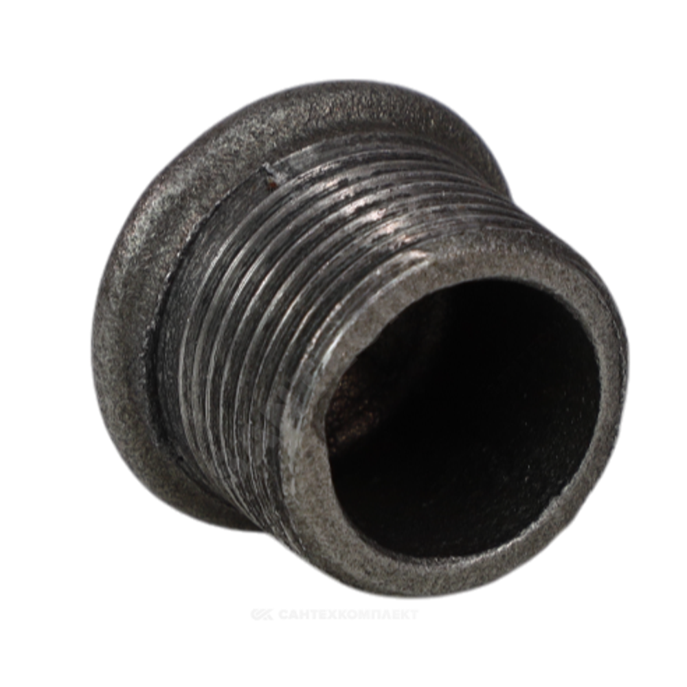 Заглушка чугун Ду 20 (3/4") НР Fittex PLUS