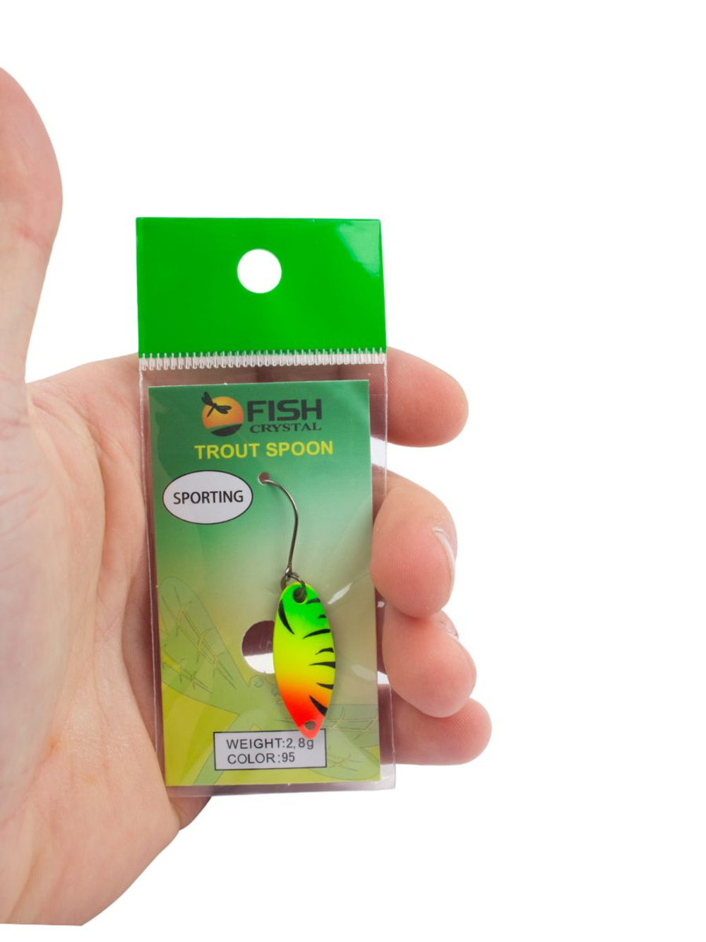 Блесна Fish Crystal SPORTING 30 мм 2.8 г на форель цвет 95