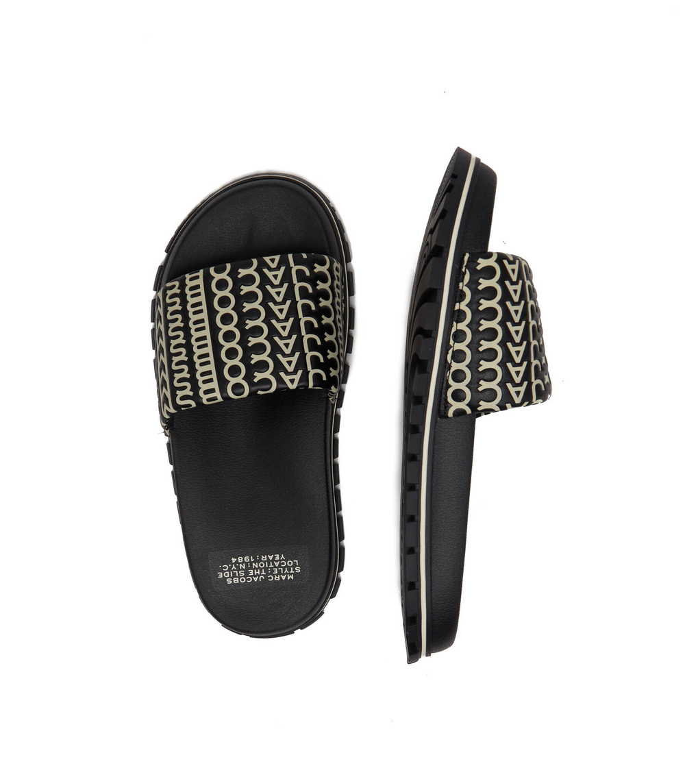 Кожаные шлепанцы Marc Jacobs - черный(M9002401)