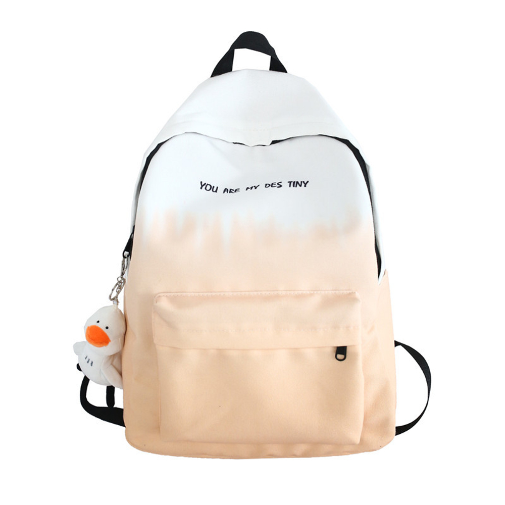 LOUIS ROYALN Canvas Backpack Medium Unisex Green/Blue/Khaki/Gray
