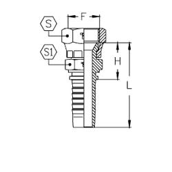 Фитинг DN 08 SAE J512/J516 5/8