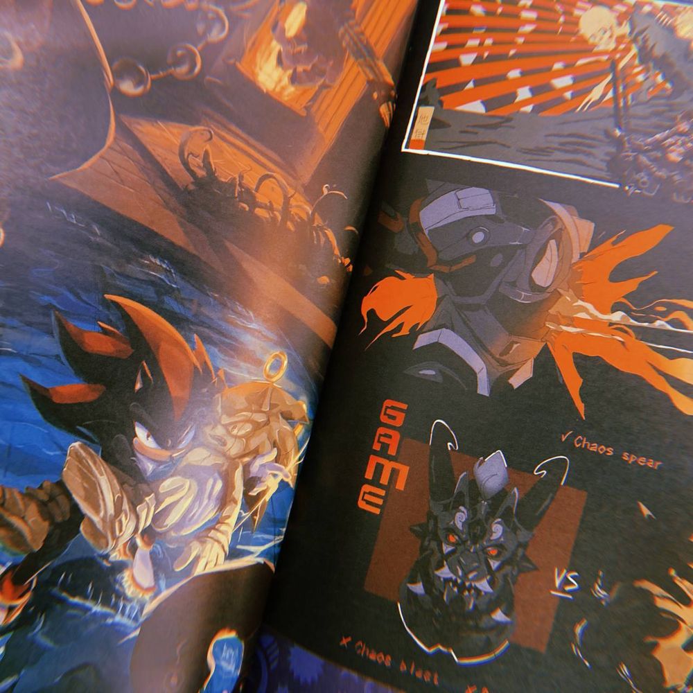 Super Sonic Artbook: Level Select