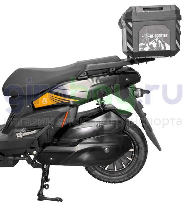 Электроскутер GT Tank 3000W (72V/30Ah) - Чёрный с кофром, обновленная версия фото №9