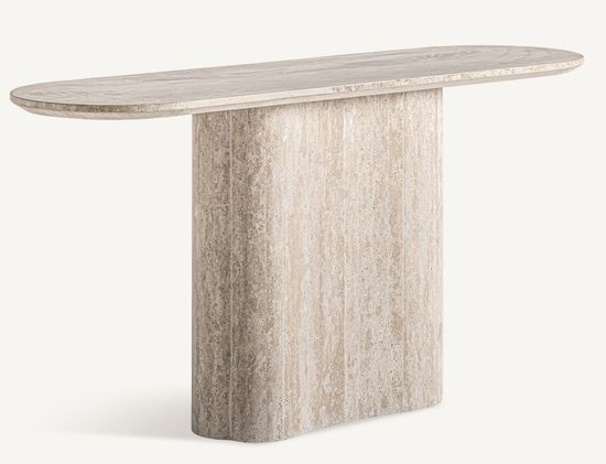Консольный столик Thiennes из травертина