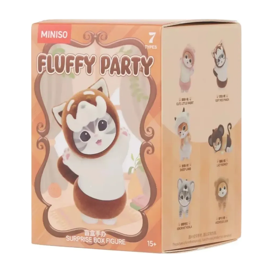 Фигурка Аниме Mofusand Fluffy Party в ассортименте 1 шт Blind Box MN202450