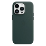 Кожаный чехол с поддержкой MagSafe Apple Leather Case для iPhone 14 Pro, Forest Green (Зеленый лес)