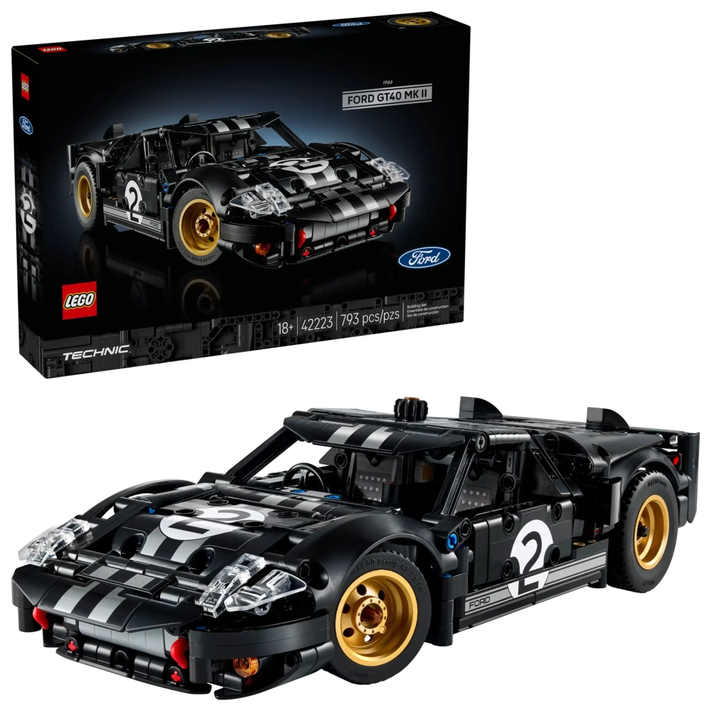 Конструктор LEGO Technic 42223 1966 Ford GT40 MKII Race Car