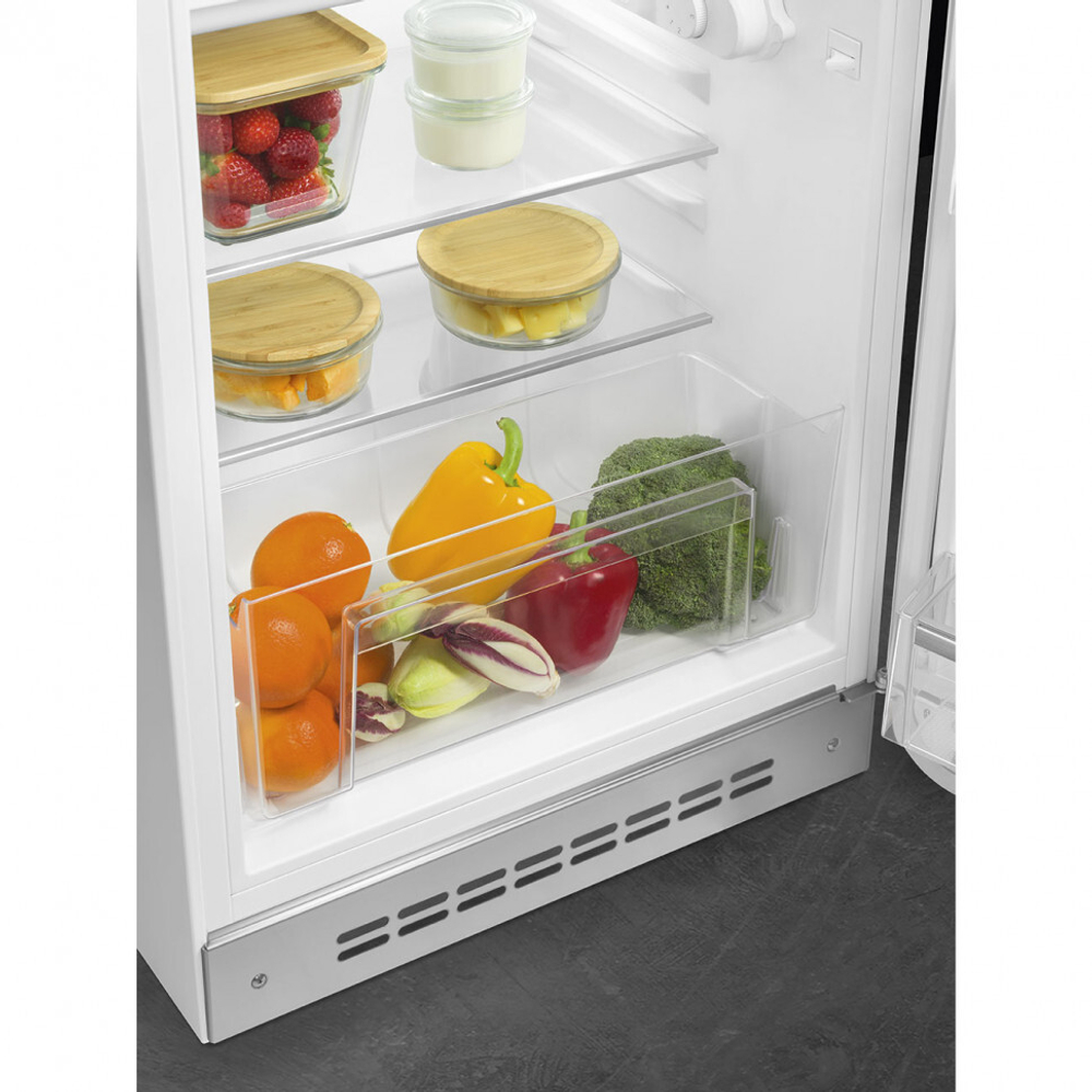 Отдельностоящий однодверный холодильник Smeg FAB10RWH6