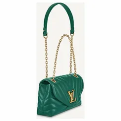 Сумка Louis Vuitton New Wave на цепочке зеленый