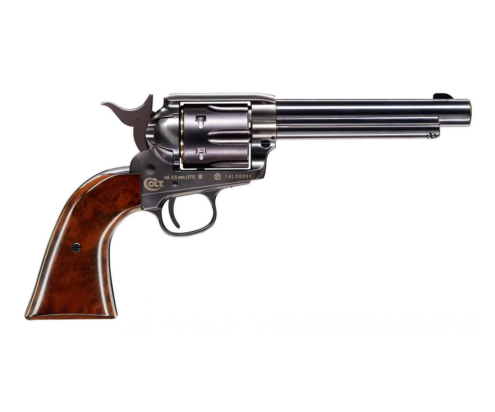 Пневматический револьвер Umarex Colt SAA.45 BB Blued