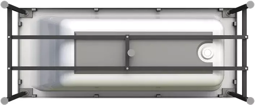 Акриловая ванна Агата 175x75 ( с каркасом)