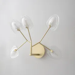 Настенный светильник Sole SOLE AP5 GOLD Crystal Lux