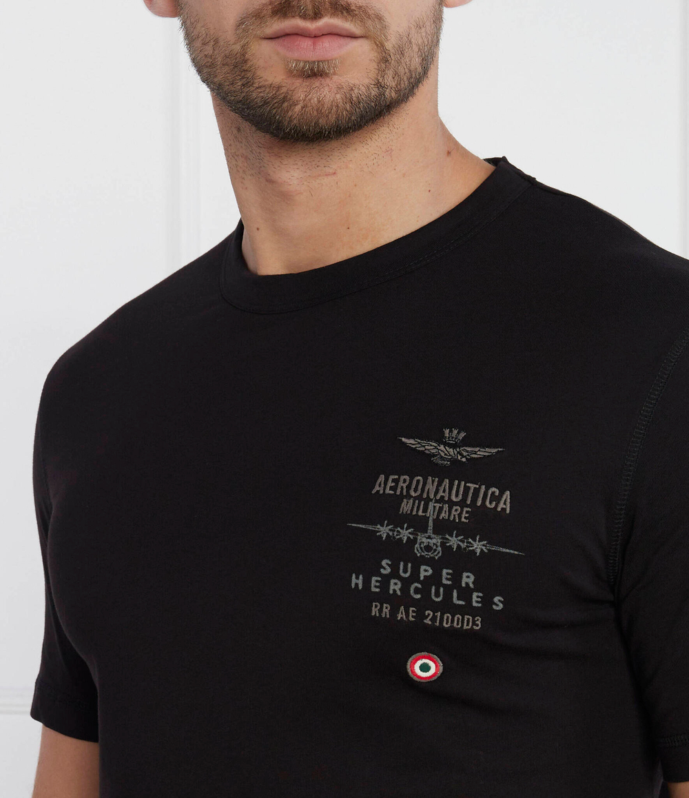 Футболка Aeronautica Militare - черный(TS2135J597)