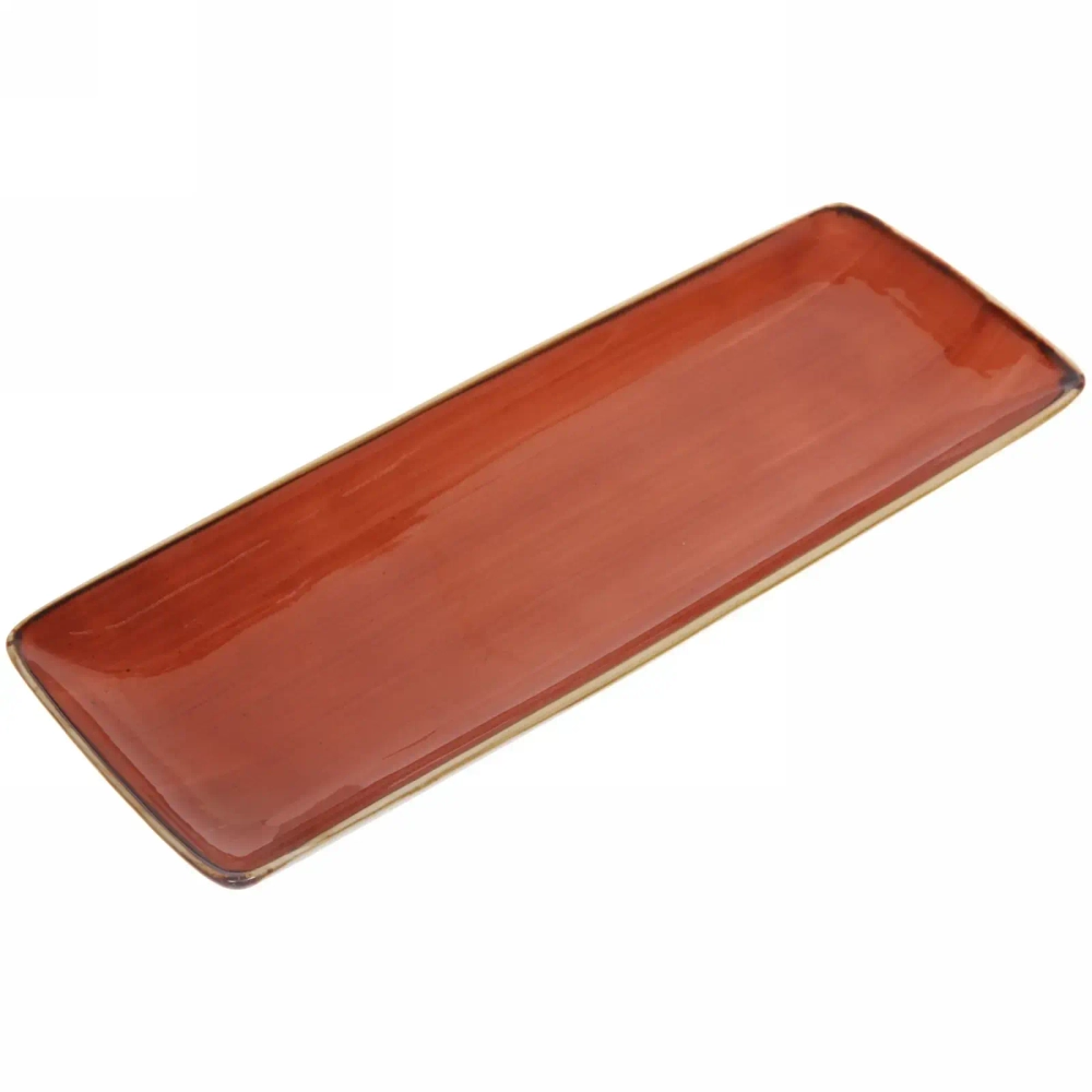 Блюдо керамическое «Corsica orange» 36*14*2см