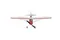 Радиоуправляемый самолет Volantex RC Sport Cub 400мм (красный) 2.4G RTF - EXA76202RR