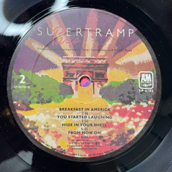 Винтажная виниловая пластинка LP Supertramp Paris (Canada 1980)