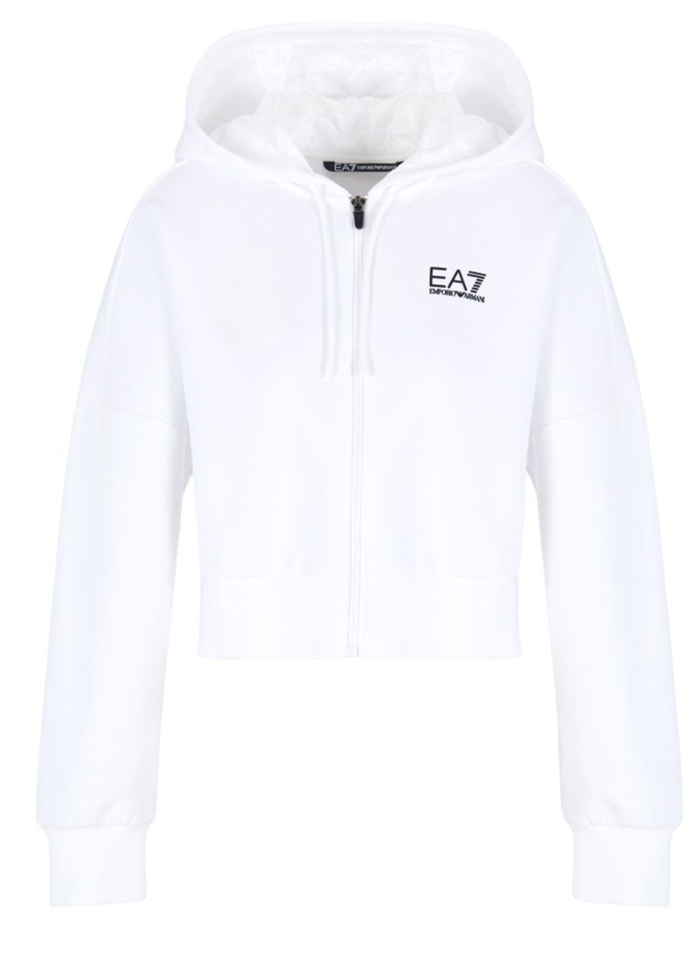 Женская Кофта теннисная EA7 Woman Jersey - белый