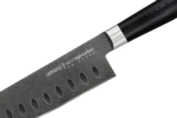 Нож кухонный Сантоку 18см Samura Mo-V Stonewash SM-0094B/K