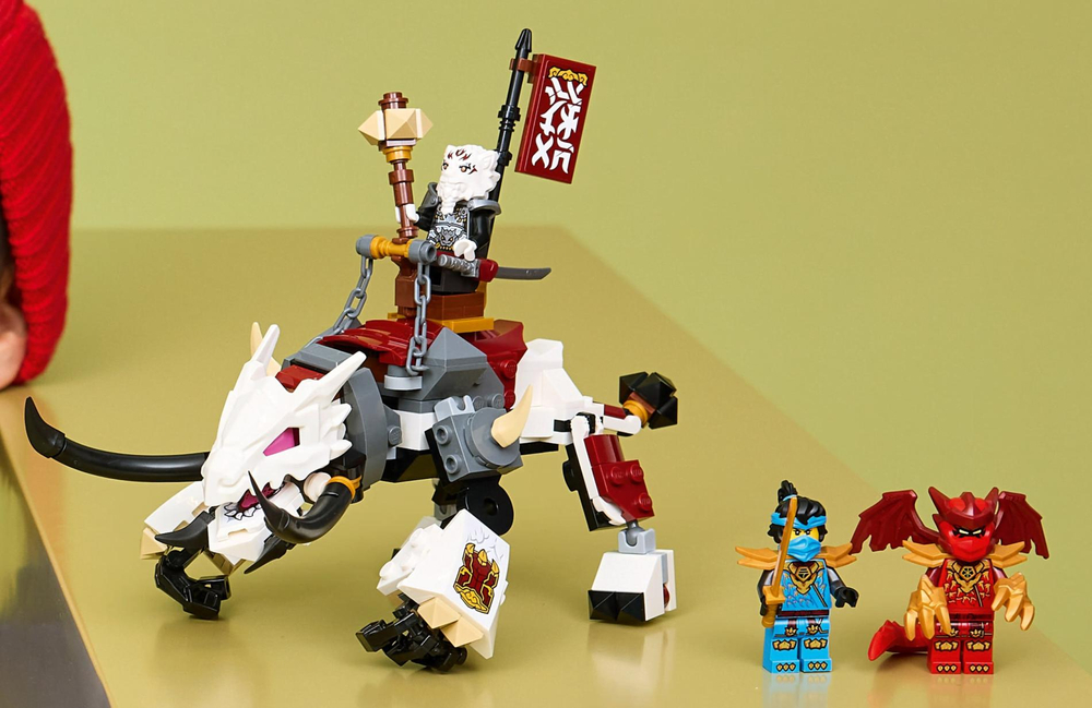 Конструктор Лего Ниндзяго Зилвар и дракон-зверь Гримтак 71863 | LEGO NINJAGO Zilvar and Grimtak the Dragon 232 детали 7+