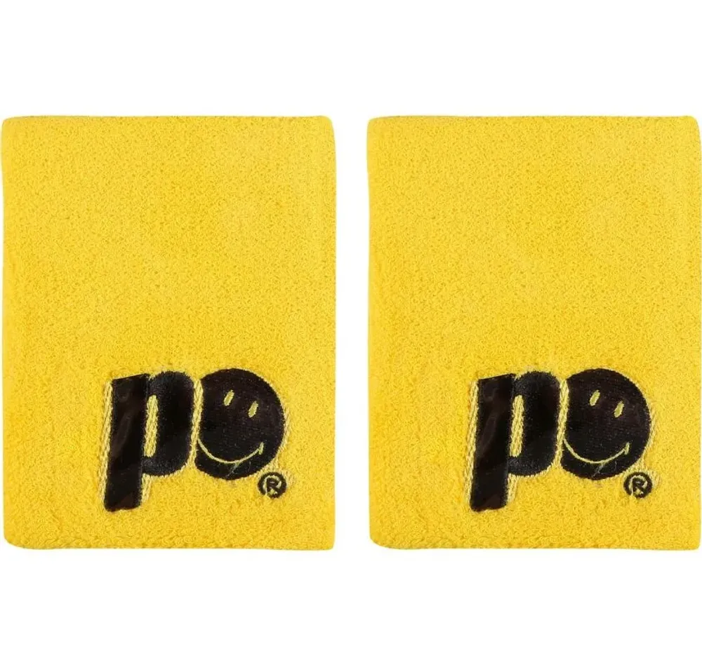 Напульсник теннисный Frotka Prince X Smiley Wristband Long 2P - yellow