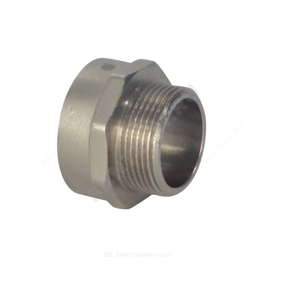 Переход латунь никель Ду 50х25 (1"х2") ВР/НР SantechSystems
