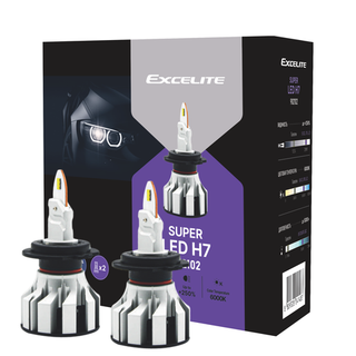 Лампа H7 LED 12-24V Super Excelite комплект мощная светодиодная
