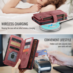 Многофункциональный чехол-кошелек CaseMe 3 in 1 Matte Wallet для Samsung Galaxy S26+