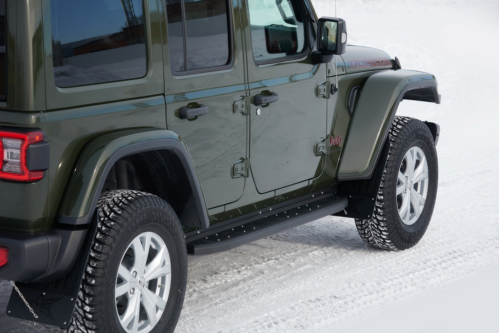 Пороги силовые BMS PRO-Line для Jeep Wrangler JL 2018-2024 (2шт.)