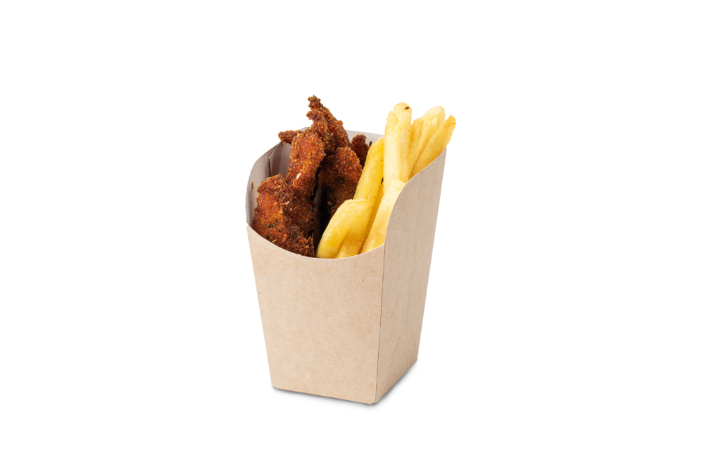 Упаковка OSQ SNACK CUP L для картофеля фри, попкорна, снеков