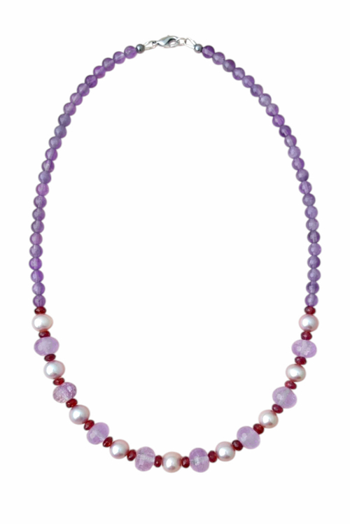 бусы из аметиста (н-0291)