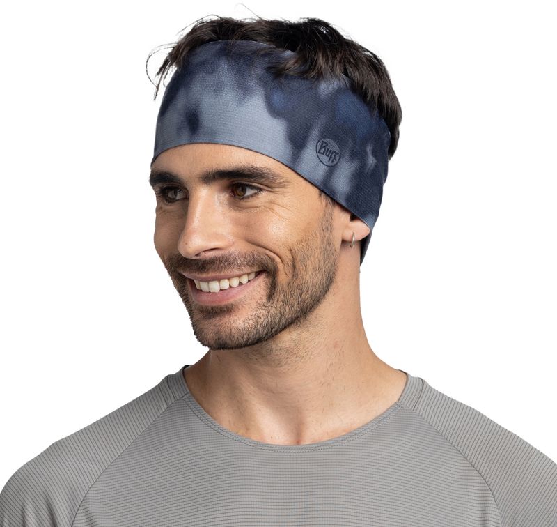 Повязка Buff CoolNet UV Wide Headband Mines Graphite Фото 1